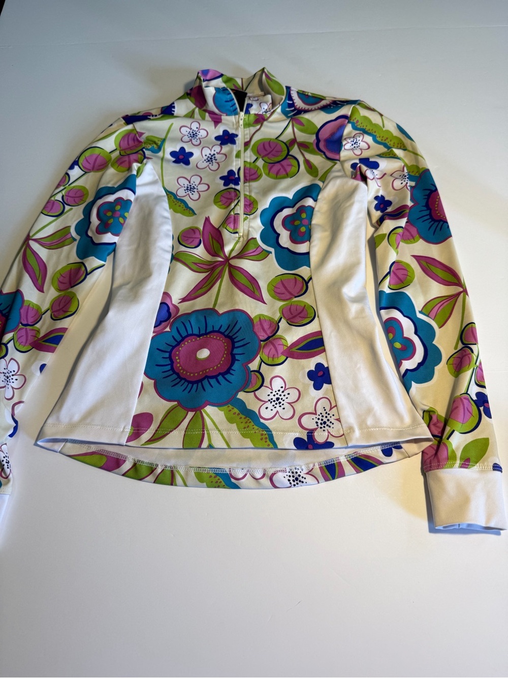 Sheila Moon Fun Floral Long Sleeve Cycling Jersey S